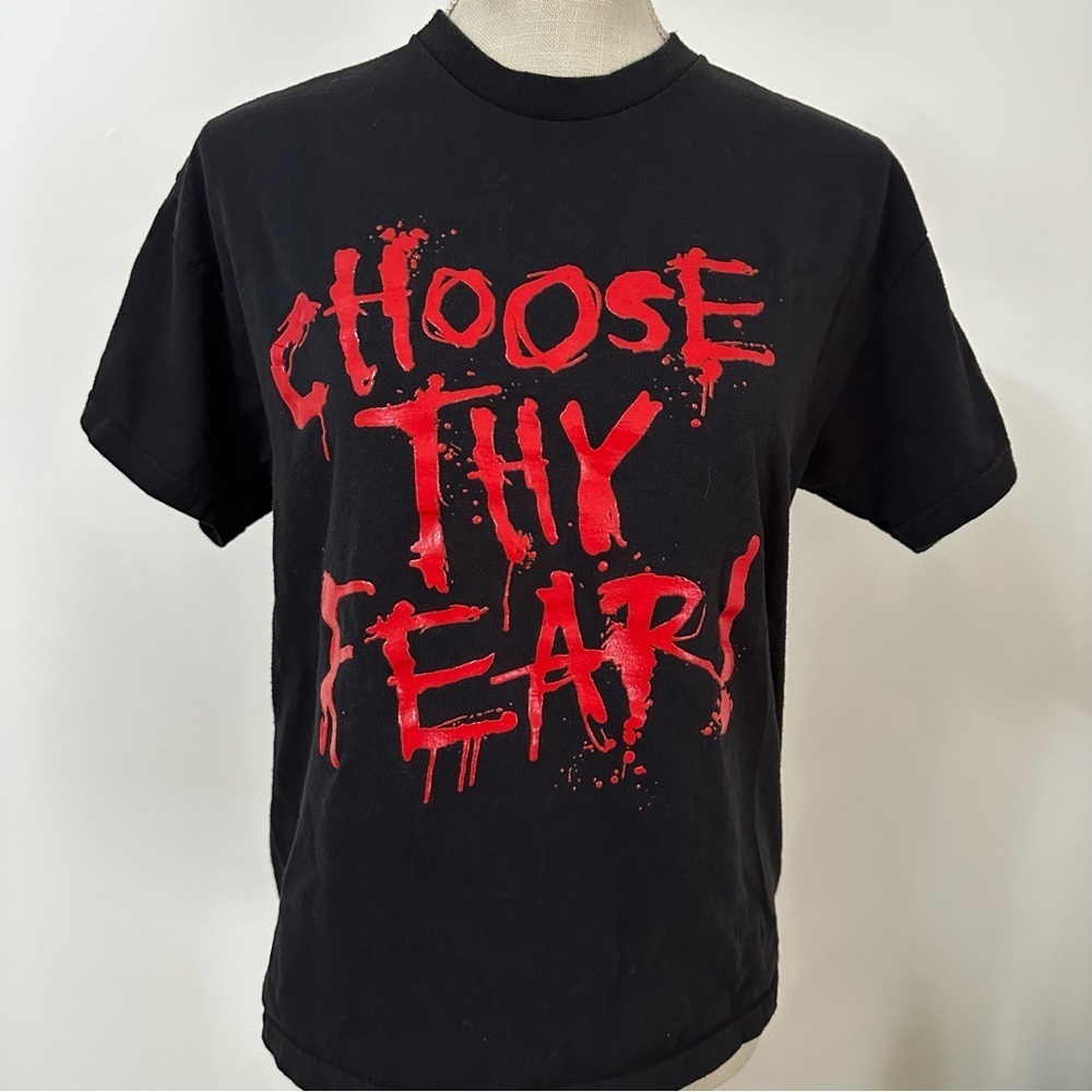 Vintage 2007 Universal Halloween Horror Nights Choose Thy Fear T-Shirt Size S - Picture 9 of 11